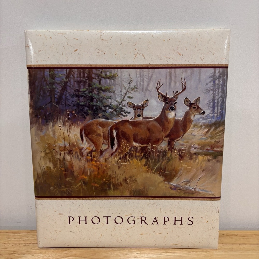 Hallmark Photo Album Create Your Own Scrapbook Whitetail‎ Deer By Rosemary New